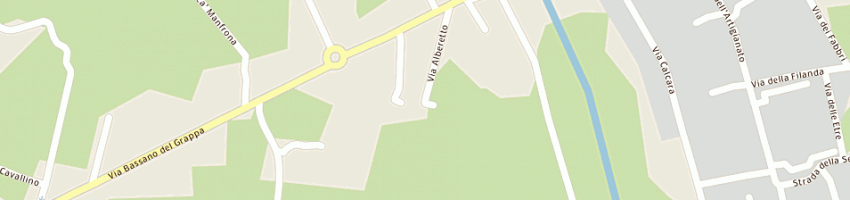 Mappa della impresa santagiuliana srl a SARCEDO