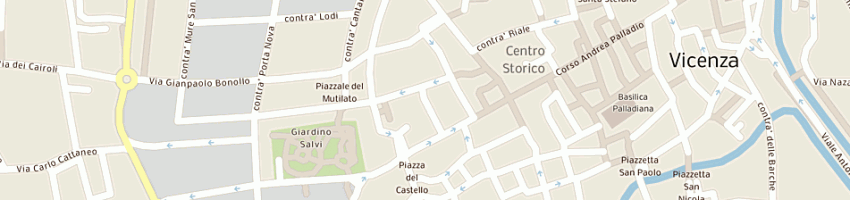 Mappa della impresa interlingua a VICENZA