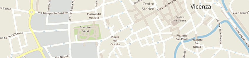 Mappa della impresa sambugaro igino - ammassari andrea - valente paolo - zanchettin carlo e a VICENZA