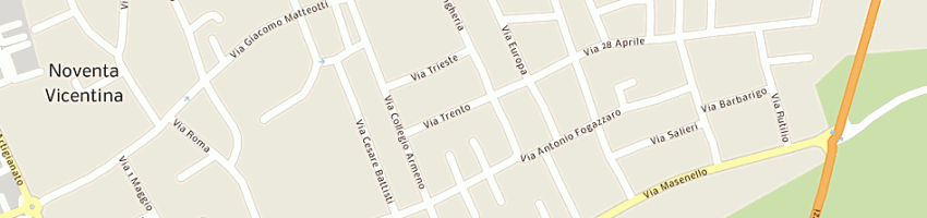 Mappa della impresa dtl (srl) a NOVENTA VICENTINA