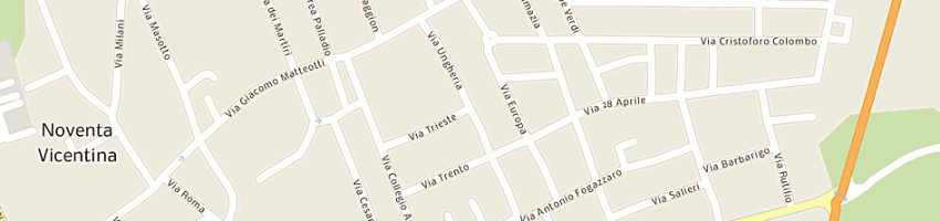Mappa della impresa tumiatti denis a NOVENTA VICENTINA