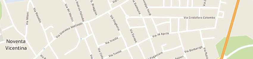 Mappa della impresa servizi contabili srl a NOVENTA VICENTINA
