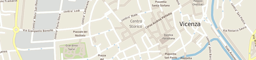 Mappa della impresa la boutique del pane di lovo clara e chioetto anna maria a VICENZA