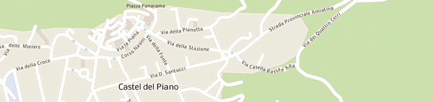 Mappa della impresa toscana motori sas di santella tiziano e fazzi marcello a CASTEL DEL PIANO