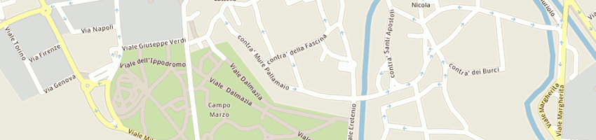 Mappa della impresa universita' adulti - anziani a VICENZA