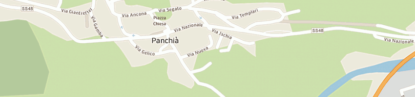 Mappa della impresa giacomuzzi giorgio e giuseppe a PANCHIA 