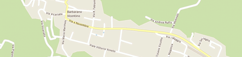 Mappa della impresa palextra center sas a BARBARANO VICENTINO