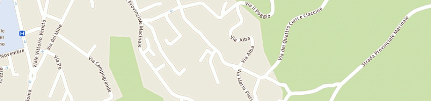 Mappa della impresa bar ristorante da bimboli a CASTEL DEL PIANO