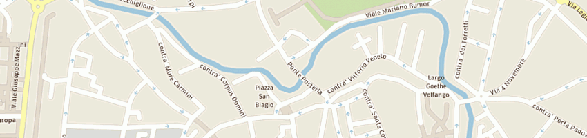 Mappa della impresa pedicure ugo a VICENZA