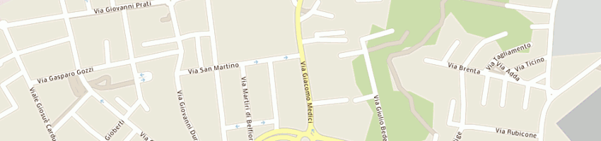 Mappa della impresa menin antonio e c snc a VICENZA