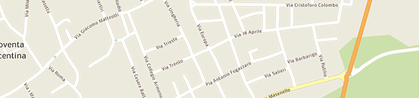Mappa della impresa carpanese anna maria a NOVENTA VICENTINA