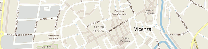 Mappa della impresa af servizi di nicolussi elio snc a VICENZA