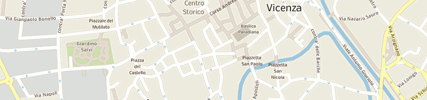 Mappa della impresa parrucchiere donna uomo stefano lazzari a VICENZA