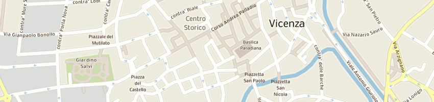 Mappa della impresa mattia's fin srl a VICENZA