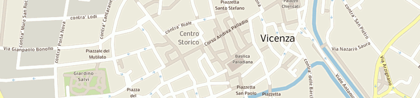 Mappa della impresa bertoldi e bertoldi srl a VICENZA