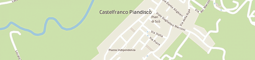 Mappa della impresa neroni roberto a PIAN DI SCO