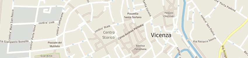 Mappa della impresa news cafe' group srl a VICENZA