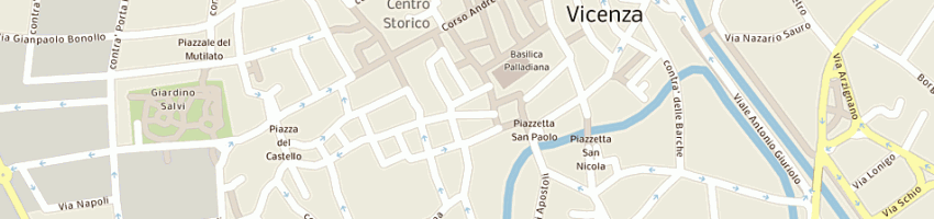 Mappa della impresa sultan tappeti orientali rasit a VICENZA