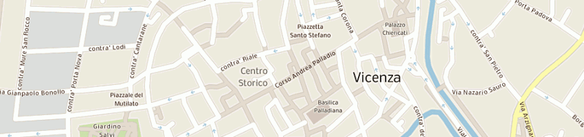 Mappa della impresa viser srl a VICENZA