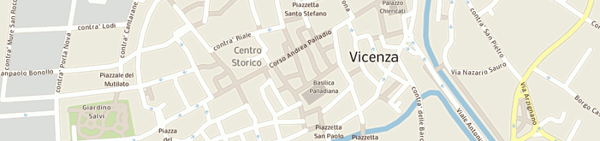 Mappa della impresa erbavoglio srl societa' unipersonale a VICENZA
