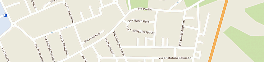 Mappa della impresa albano armando a NOVENTA VICENTINA