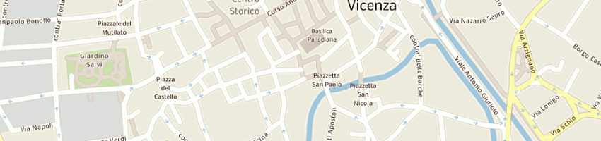 Mappa della impresa marangoni luigi a VICENZA
