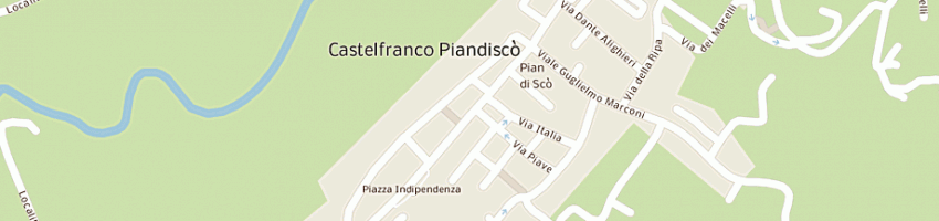 Mappa della impresa di maria franco a PIAN DI SCO