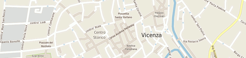 Mappa della impresa s e g di caterina soprana e c sas a VICENZA