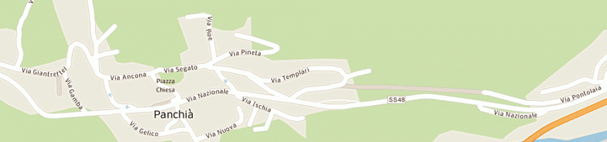 Mappa della impresa artigiani e muratori tesero di defrancesco bruno e c snc a PANCHIA 