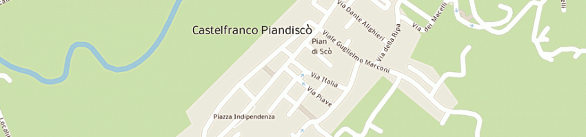 Mappa della impresa venosa cipriano a PIAN DI SCO