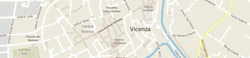 Mappa della impresa la classica calzature di travagnin paola a VICENZA