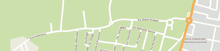 Mappa della impresa povolo enzo a NOVENTA VICENTINA