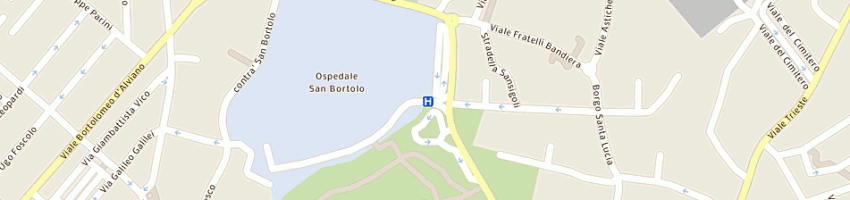 Mappa della impresa unicredit banca spa a VICENZA