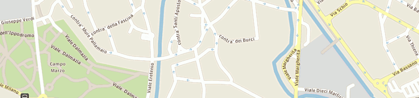 Mappa della impresa abitare a vicenza a VICENZA