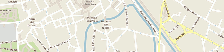 Mappa della impresa scambi cav pietro e figli (srl) a VICENZA
