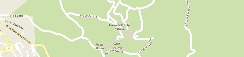 Mappa della impresa panificio ferrucci e pifferi snc a ARCIDOSSO