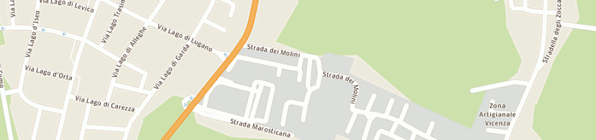 Mappa della impresa peronato renato snc di peronato r e c a VICENZA