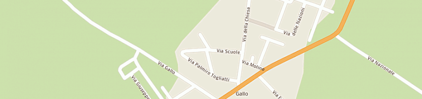 Mappa della impresa scuola elementare di gallo a POGGIO RENATICO