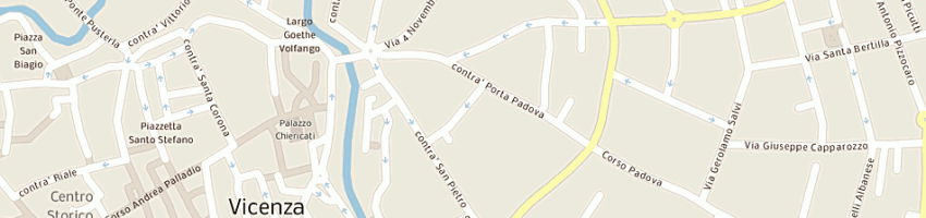 Mappa della impresa dal bianco e rebellato srl a VICENZA