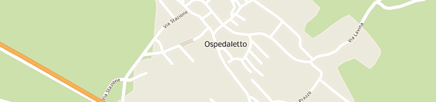 Mappa della impresa baldi riccardo a OSPEDALETTO