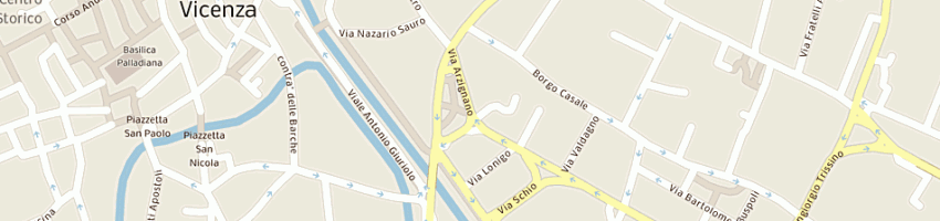 Mappa della impresa amnesty international a VICENZA