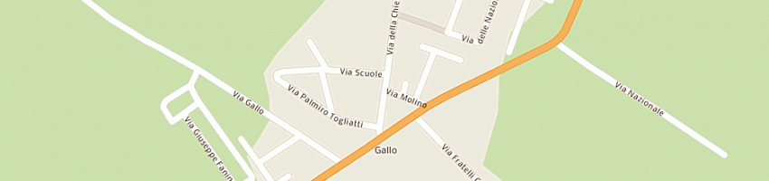 Mappa della impresa gruppo sportivo gallo a POGGIO RENATICO