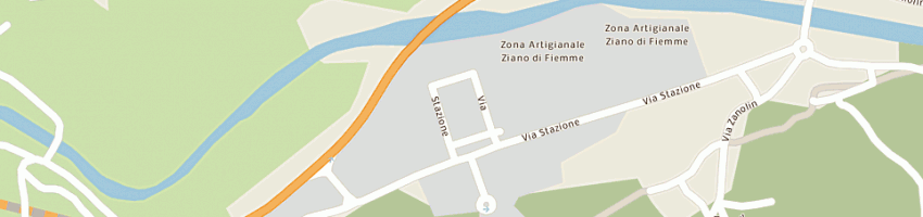 Mappa della impresa la sportiva spa a ZIANO DI FIEMME