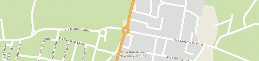 Mappa della impresa staff international spa a NOVENTA VICENTINA