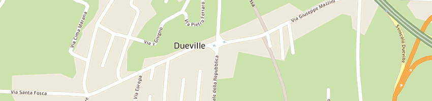 Mappa della impresa bar furore snc di forte e cavaliere a DUEVILLE