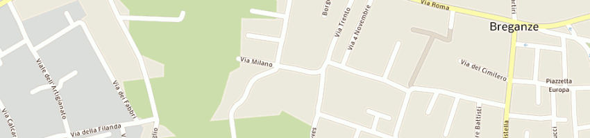 Mappa della impresa prefabbricati brian dionisio sas di brian olinto e c a BREGANZE