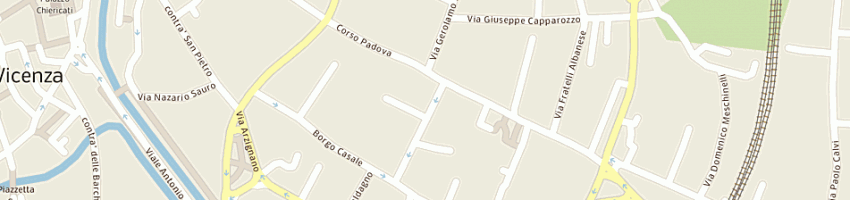 Mappa della impresa gecchelin umberto a VICENZA