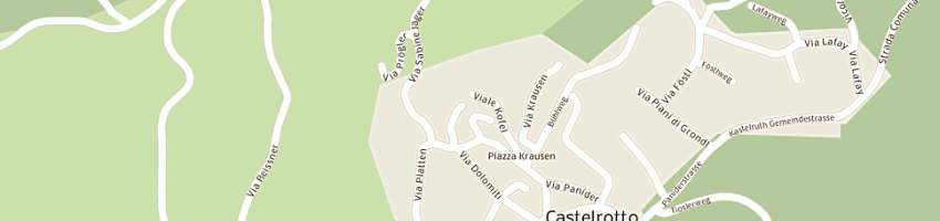 Mappa della impresa hotel zum turm ohg a CASTELROTTO