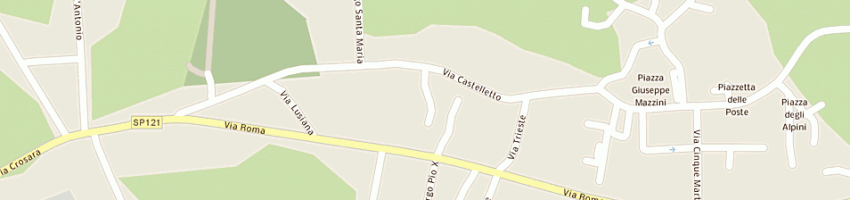 Mappa della impresa tosin antonio a BREGANZE
