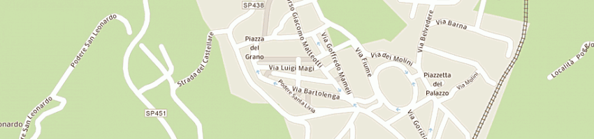 Mappa della impresa panificio perugini di perugini massimo e c - snc a ASCIANO
